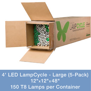 EverLights Recycling - 9003025 - LEDCycle 4ft. (5-Pack)Linear Large Mail-In Kit