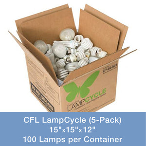 EverLights Recycling - 9003029 - LampCycle CFL (5-Pack) Mail-In Kit