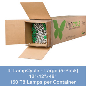 EverLights Recycling - 9003033 - 4ft Large LampCycle Mail-In Kit