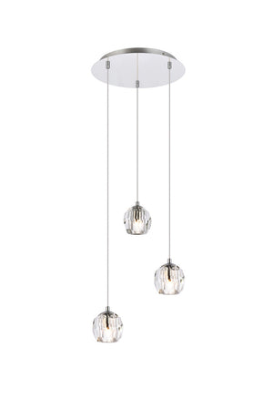 Elegant Lighting - 3505D12C - LED Pendant - Eren - Chrome