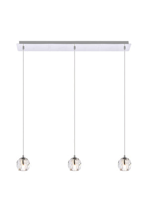 Elegant Lighting - 3505D28C - LED Pendant - Eren - Chrome