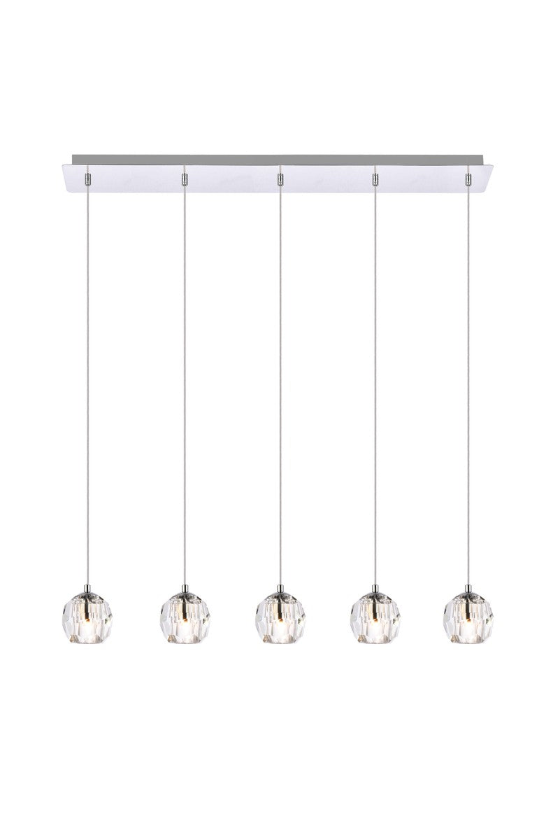 Elegant Lighting - 3505D32C - LED Pendant - Eren - Chrome