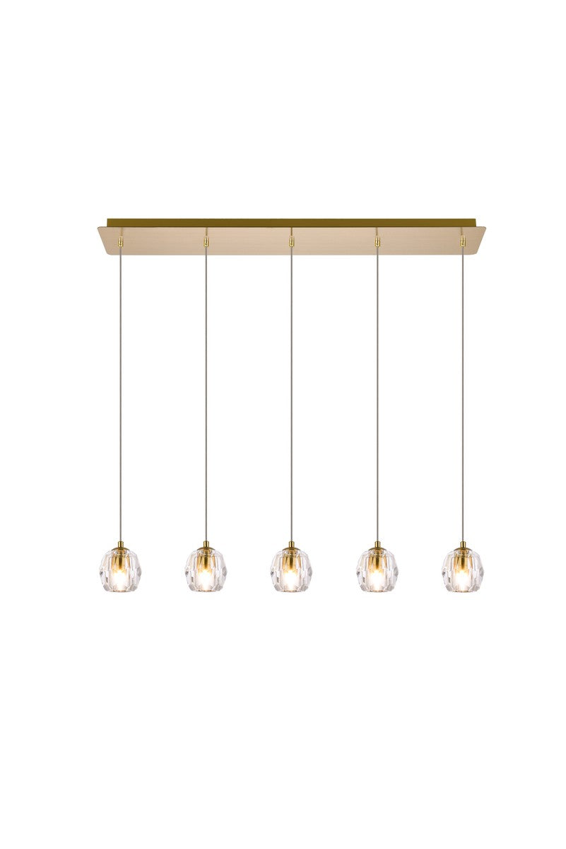 Elegant Lighting - 3505D32G - LED Pendant - Eren - Gold