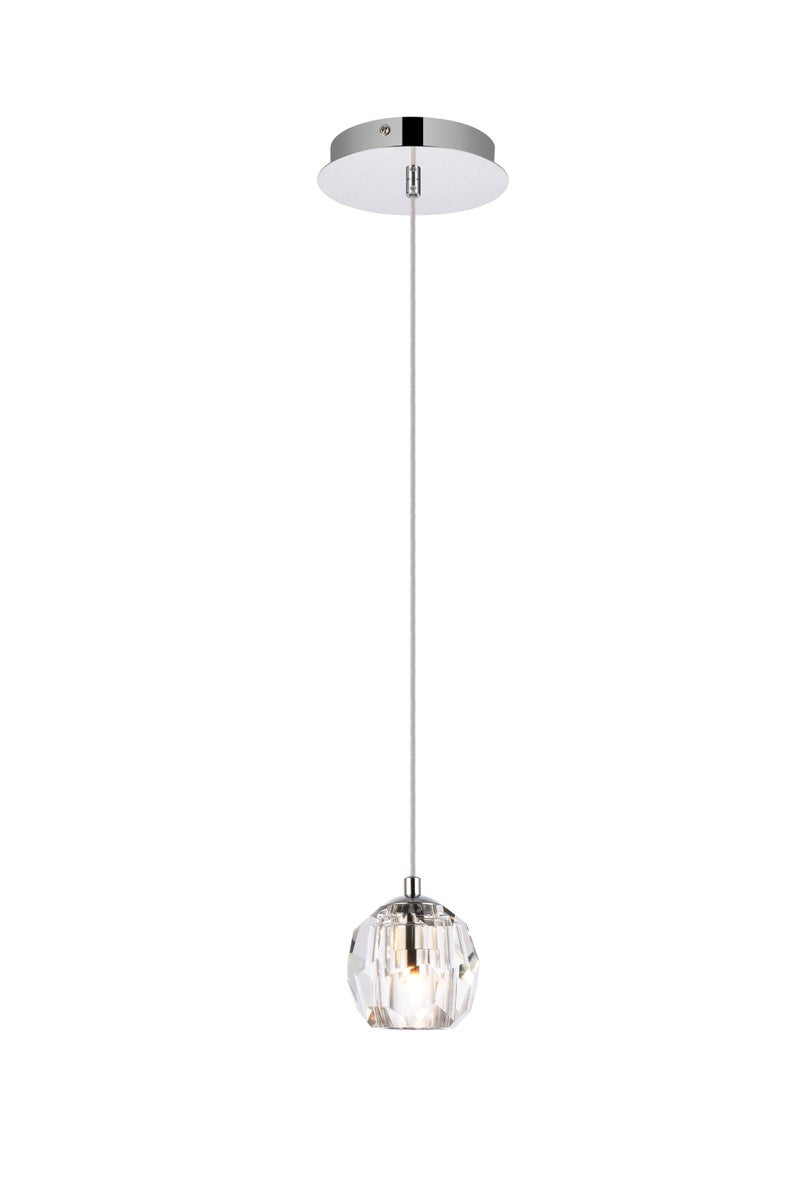 Elegant Lighting - 3505D6C - LED Pendant - Eren - Chrome