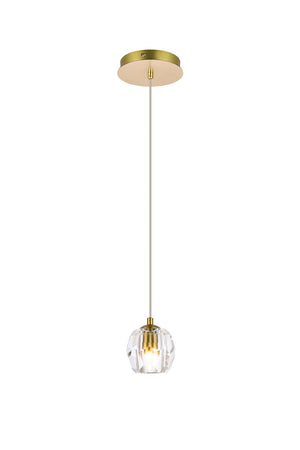 Elegant Lighting - 3505D6G - LED Pendant - Eren - Gold