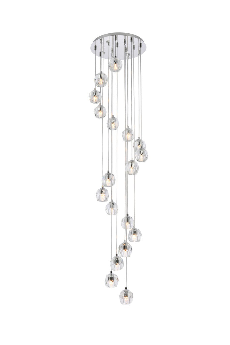 Elegant Lighting - 3505G15C - LED Pendant - Eren - Chrome