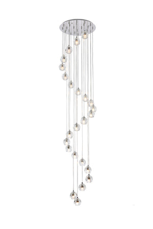 Elegant Lighting - 3505G19C - LED Pendant - Eren - Chrome