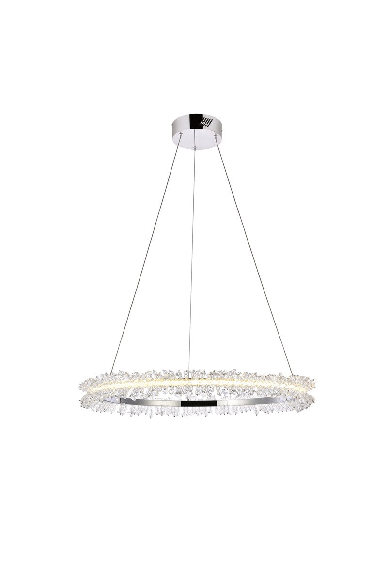 Elegant Lighting - 3506D26C - LED Pendant - Laurel - Chrome