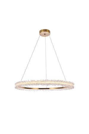 Elegant Lighting - 3506D34G - LED Pendant - Laurel - Gold