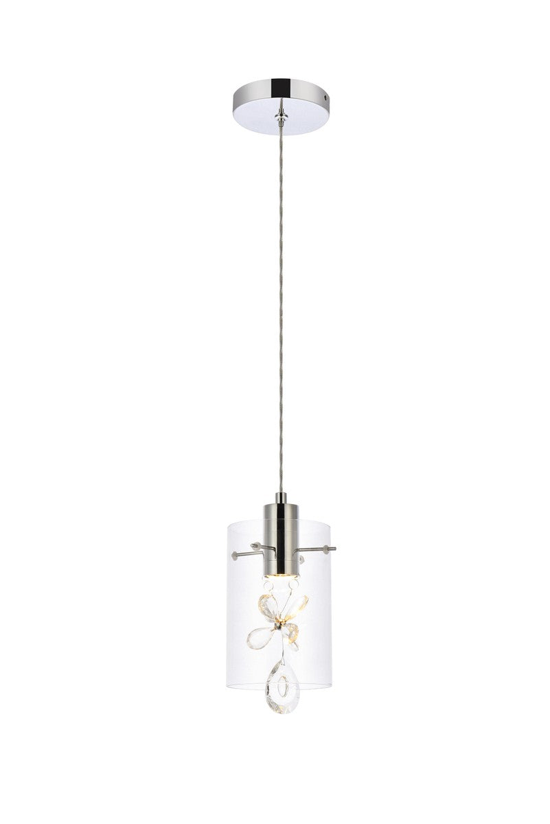 Elegant Lighting - 5202D6C - LED Pendant - Hana - Chrome