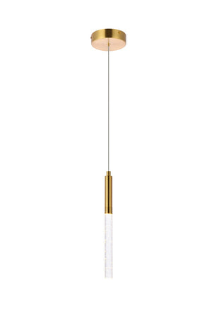 Elegant Lighting - 5203D5G - LED Pendant - Ruelle - Gold