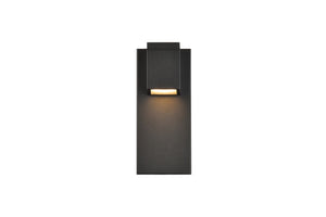 Elegant Lighting - LDOD4007BK - LED Outdoor Wall Lamp - Raine - black