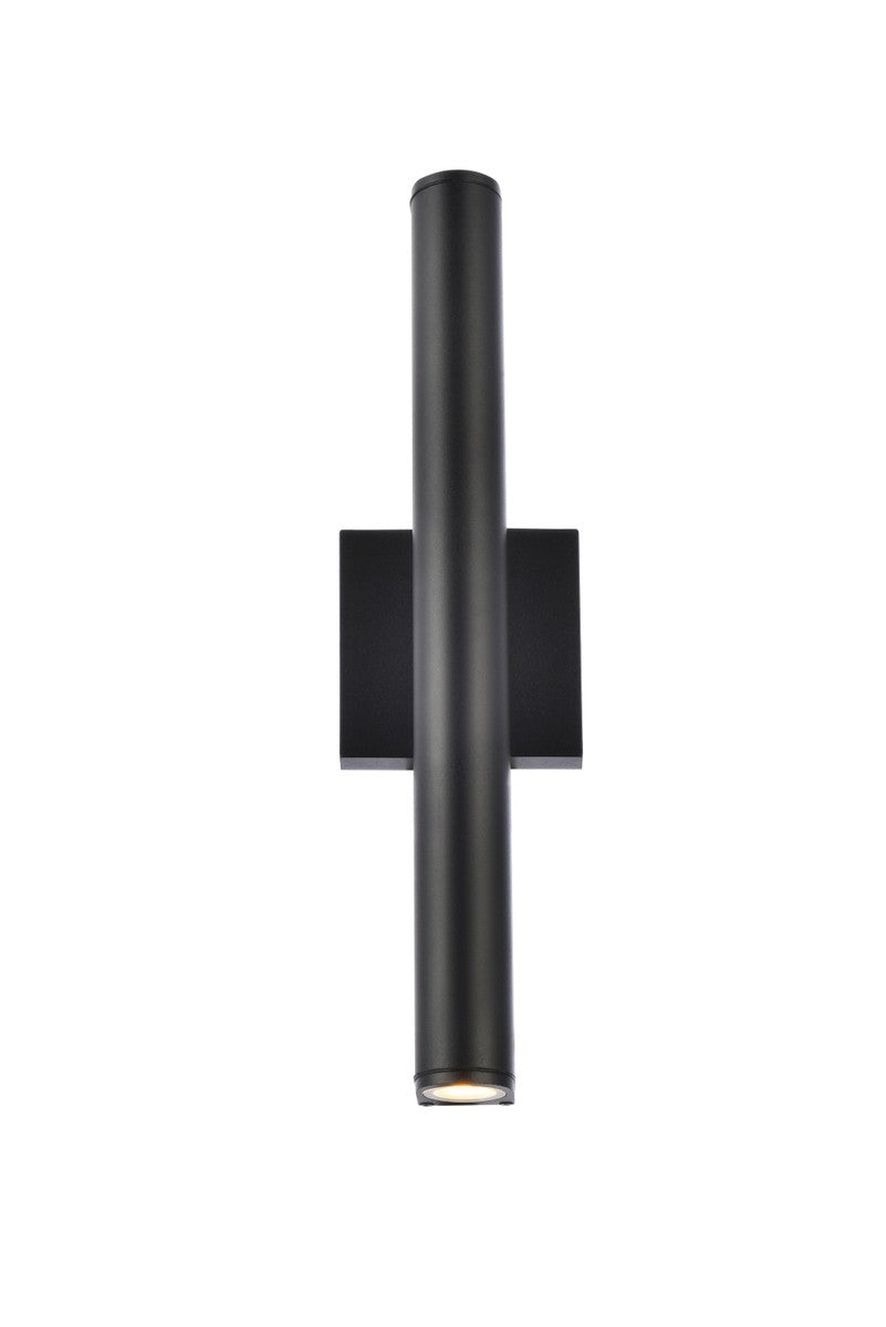 Elegant Lighting - LDOD4008BK - LED Outdoor Wall Lamp - Raine - black
