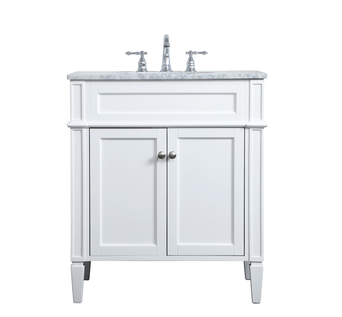 Elegant Lighting - VF12530WH - Single Bathroom Vanity - Park Avenue - White