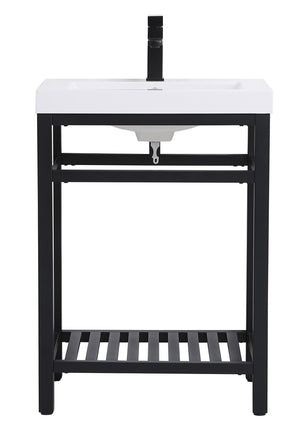 Elegant Lighting - VF14024BK - Single Bathroom Vanity - Raya - Black