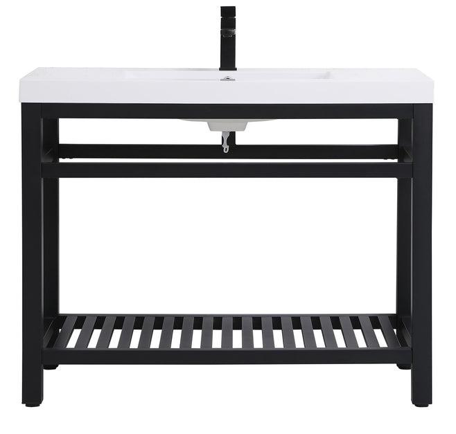 Elegant Lighting - VF14042BK - Single Bathroom Vanity - Raya - black