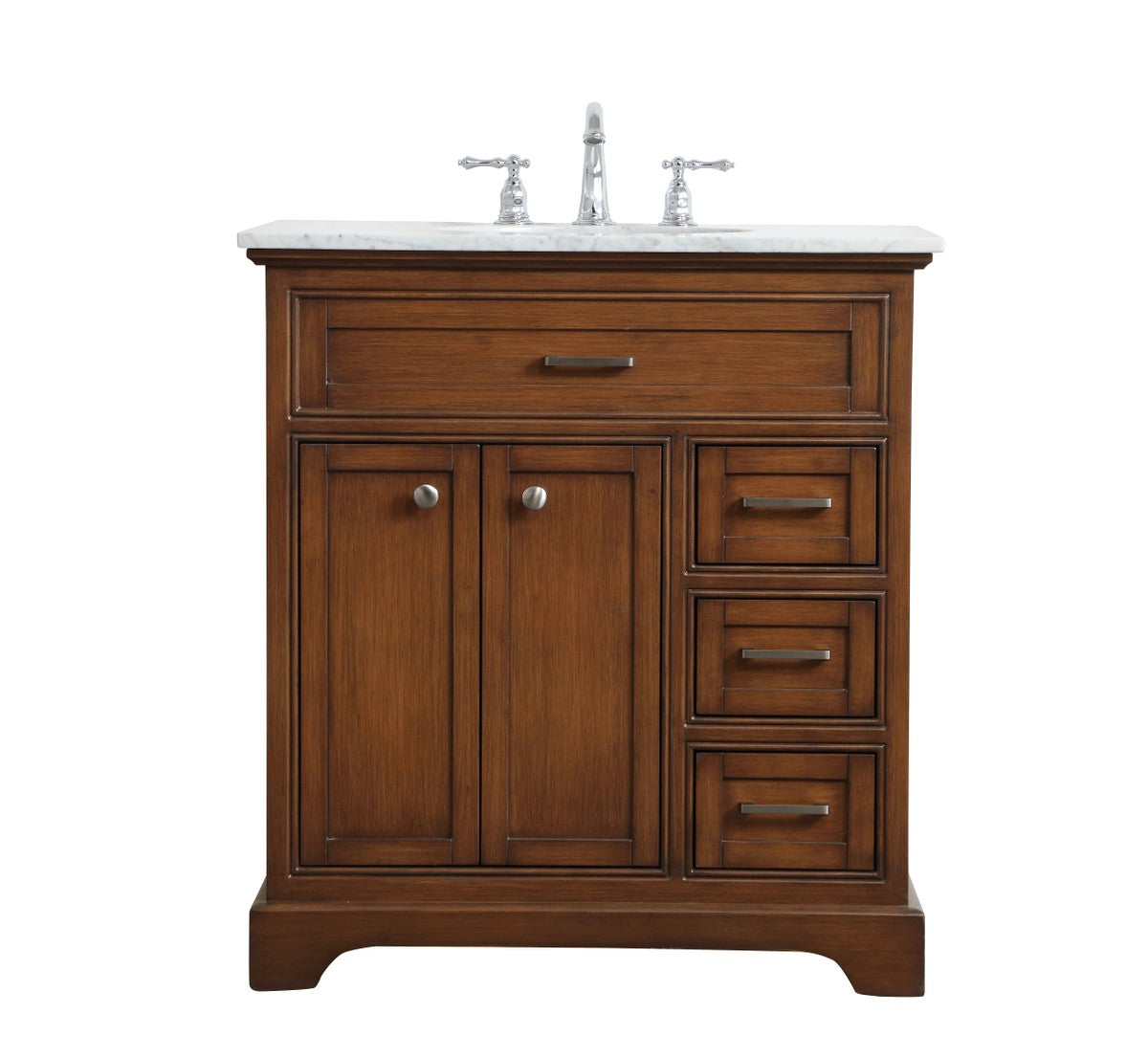 Elegant Lighting - VF15032TK - Single Bathroom Vanity - Americana - Teak