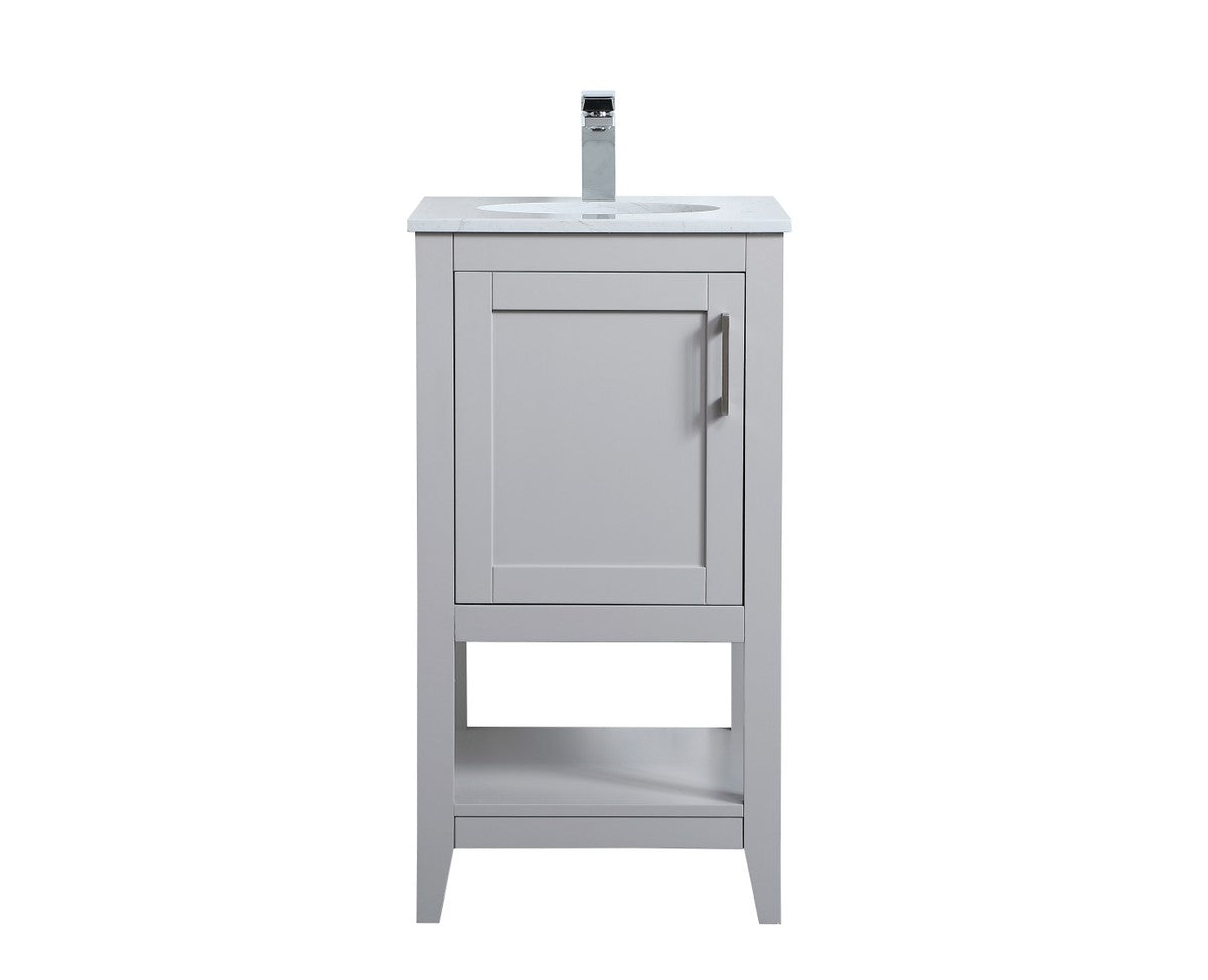 Elegant Lighting - VF16018GR - Single Bathroom Vanity - aubrey - Grey