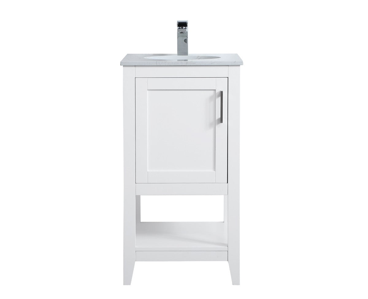 Elegant Lighting - VF16018WH - Single Bathroom Vanity - aubrey - White