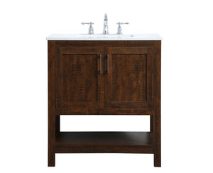 Elegant Lighting - VF16030EX - Single Bathroom Vanity - aubrey - Espresso