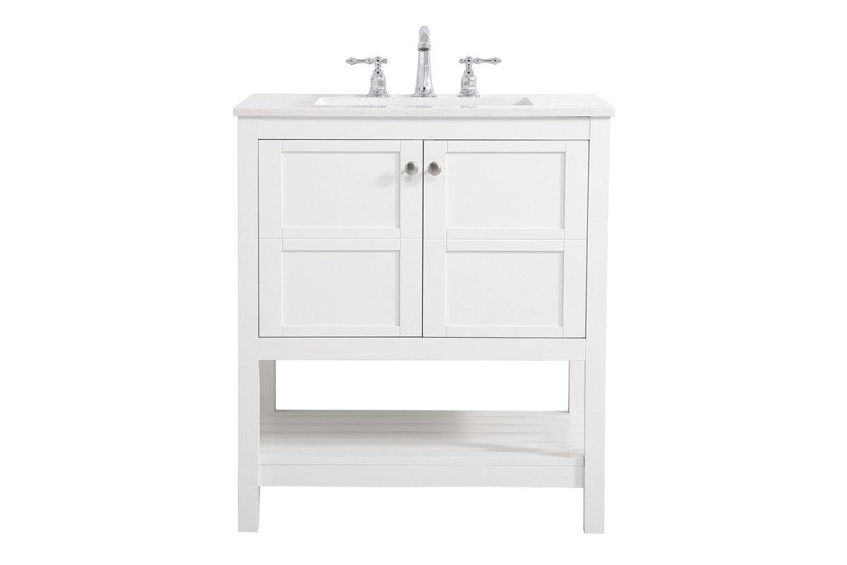 Elegant Lighting - VF16430WH - Single Bathroom Vanity - Theo - White