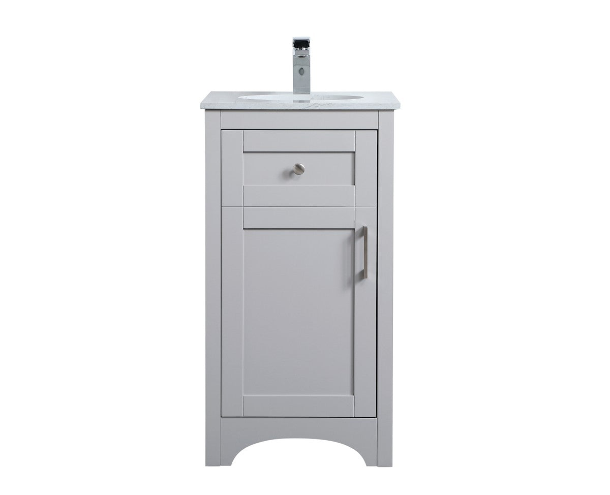 Elegant Lighting - VF17018GR - Single Bathroom Vanity - moore - Grey