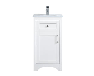 Elegant Lighting - VF17018WH - Single Bathroom Vanity - moore - White