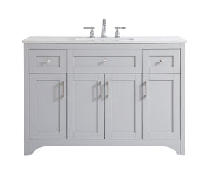 Elegant Lighting - VF17048GR - Single Bathroom Vanity - moore - Grey