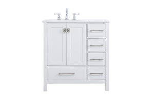 Elegant Lighting - VF18832WH - Single Bathroom Vanity - Irene - White