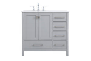 Elegant Lighting - VF18836GR - Single Bathroom Vanity - Irene - Gray