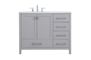 Elegant Lighting - VF18842GR - Single Bathroom Vanity - Irene - Gray