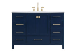 Elegant Lighting - VF18848BL - Single Bathroom Vanity - Irene - Blue