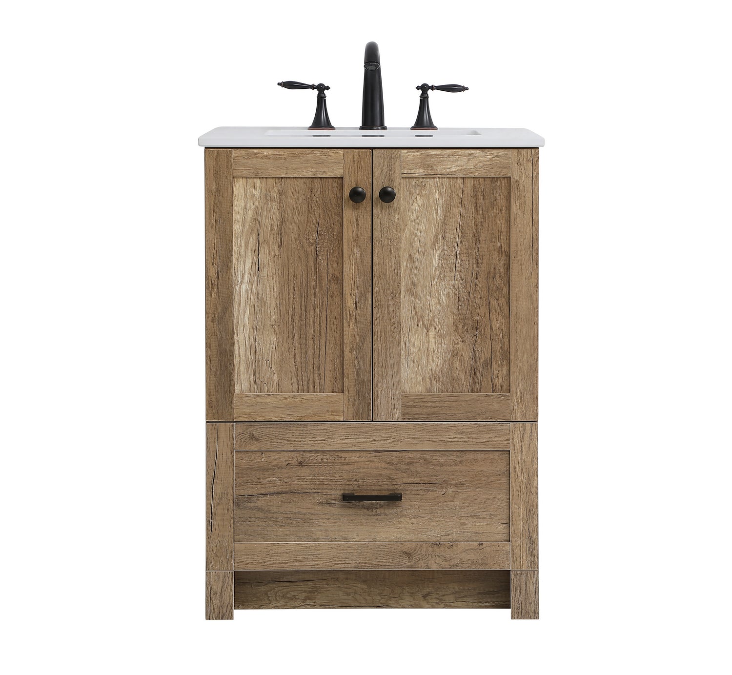 Elegant Lighting - VF2824NT - Single Bathroom Vanity - Soma - Natural Oak