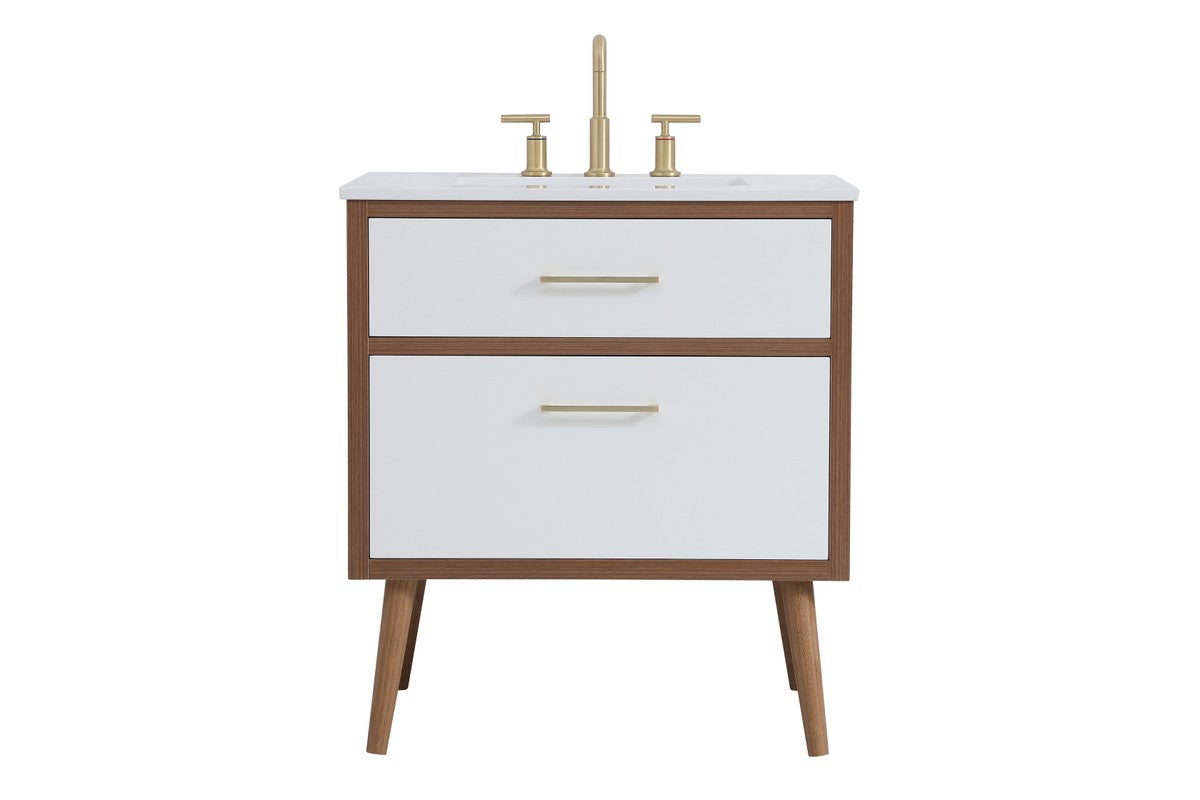 Elegant Lighting - VF41030WH - Bathroom Vanity - Boise - White