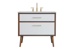 Elegant Lighting - VF41036WH - Bathroom Vanity - Boise - White