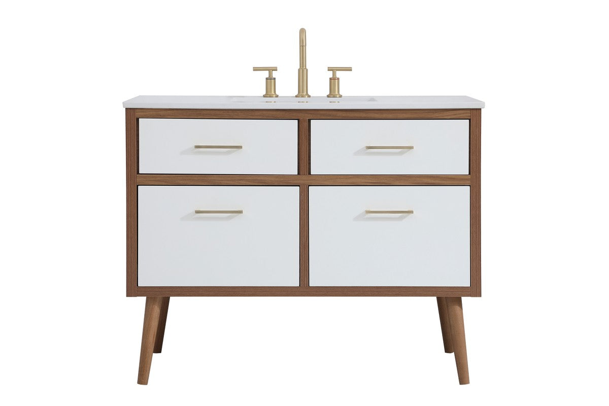 Elegant Lighting - VF41042WH - Bathroom Vanity Set - Boise - White