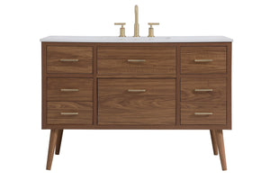 Elegant Lighting - VF41048WB - Bathroom Vanity Set - Boise - Walnut Brown