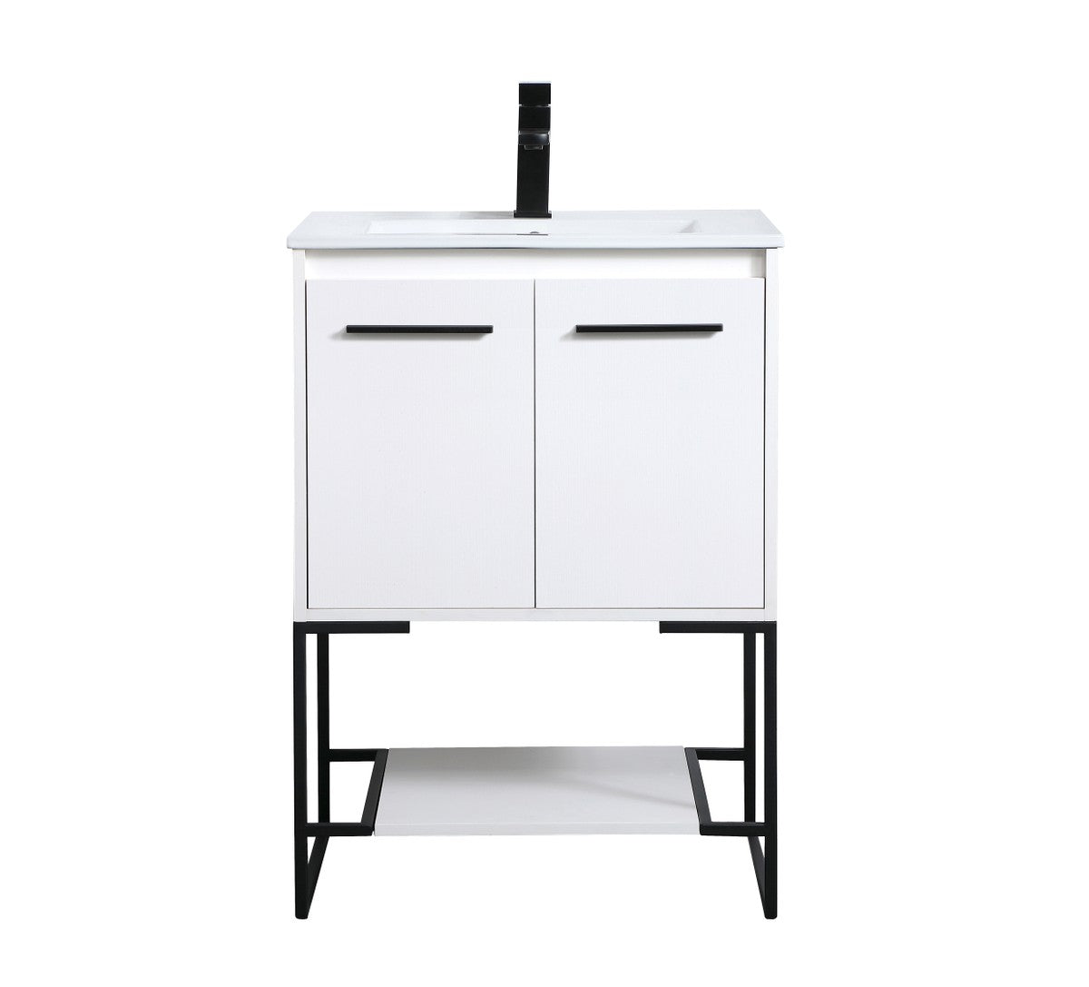 Elegant Lighting - VF42024WH - Single Bathroom Vanity - Gerard - White