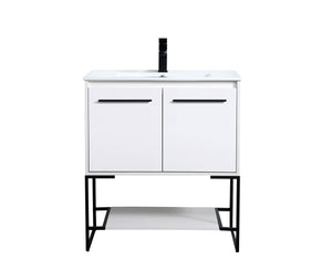 Elegant Lighting - VF42030WH - Single Bathroom Vanity - Gerard - White