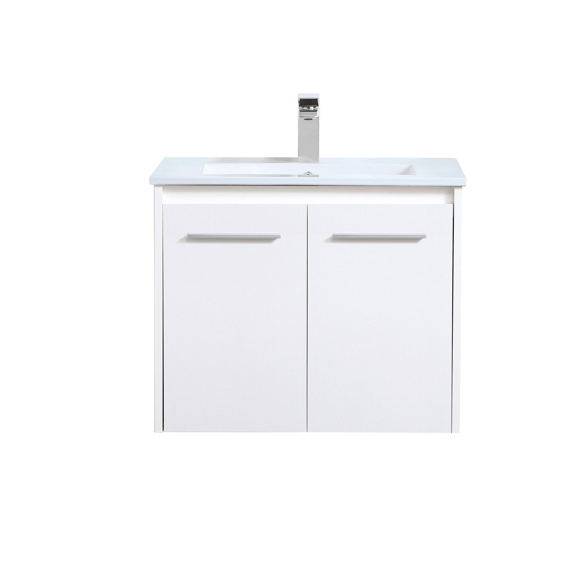 Elegant Lighting - VF44024WH - Single Bathroom Floating Vanity - Rasina - White