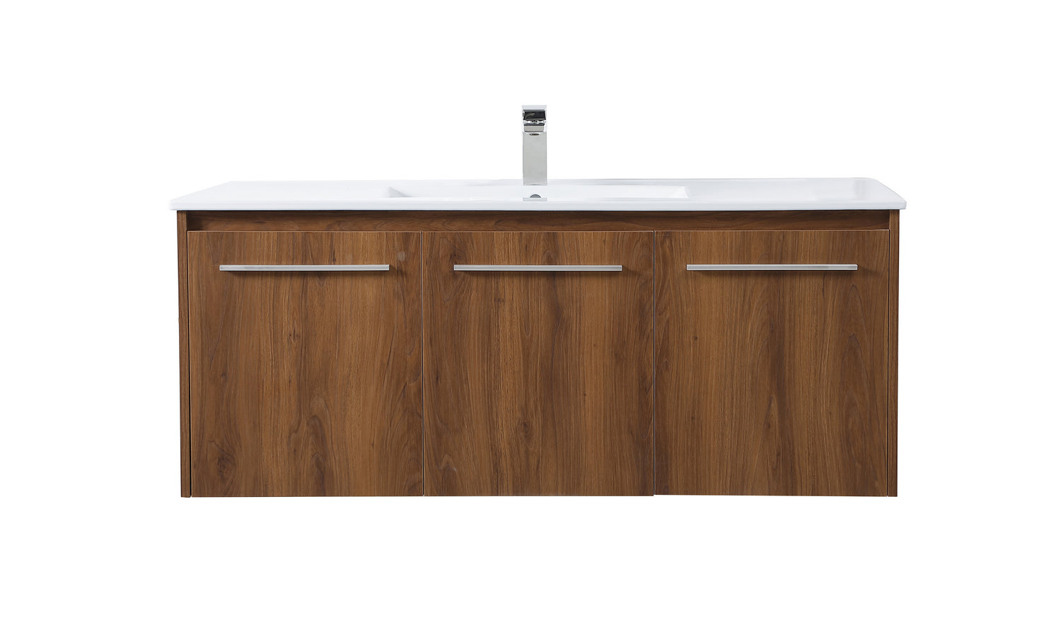 Elegant Lighting - VF44048WB - Single Bathroom Floating Vanity - Rasina - Walnut Brown