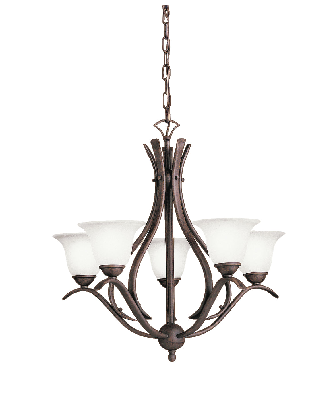 Kichler - 2020TZ - Five Light Chandelier - Dover - Tannery Bronze