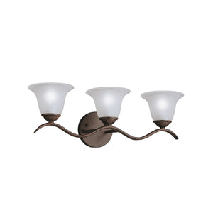 Kichler - 6323TZ - Three Light Bath - Dover - Tannery Bronze