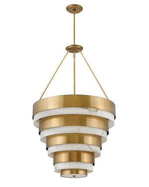 Hinkley - 30188HB - LED Chandelier - Echelon - Heritage Brass