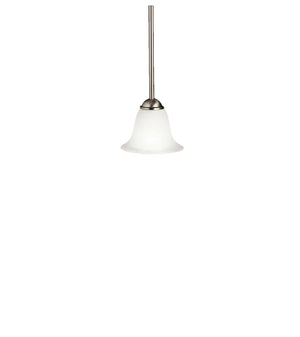 Kichler - 2771NI - One Light Mini Pendant - Dover - Brushed Nickel