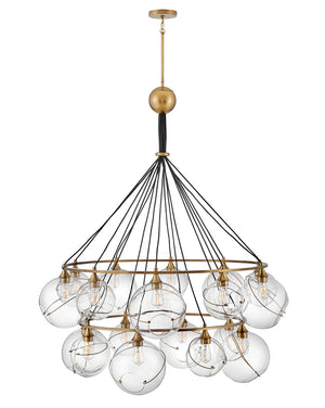 Hinkley - 30308HBR - LED Chandelier - Skye - Heritage Brass