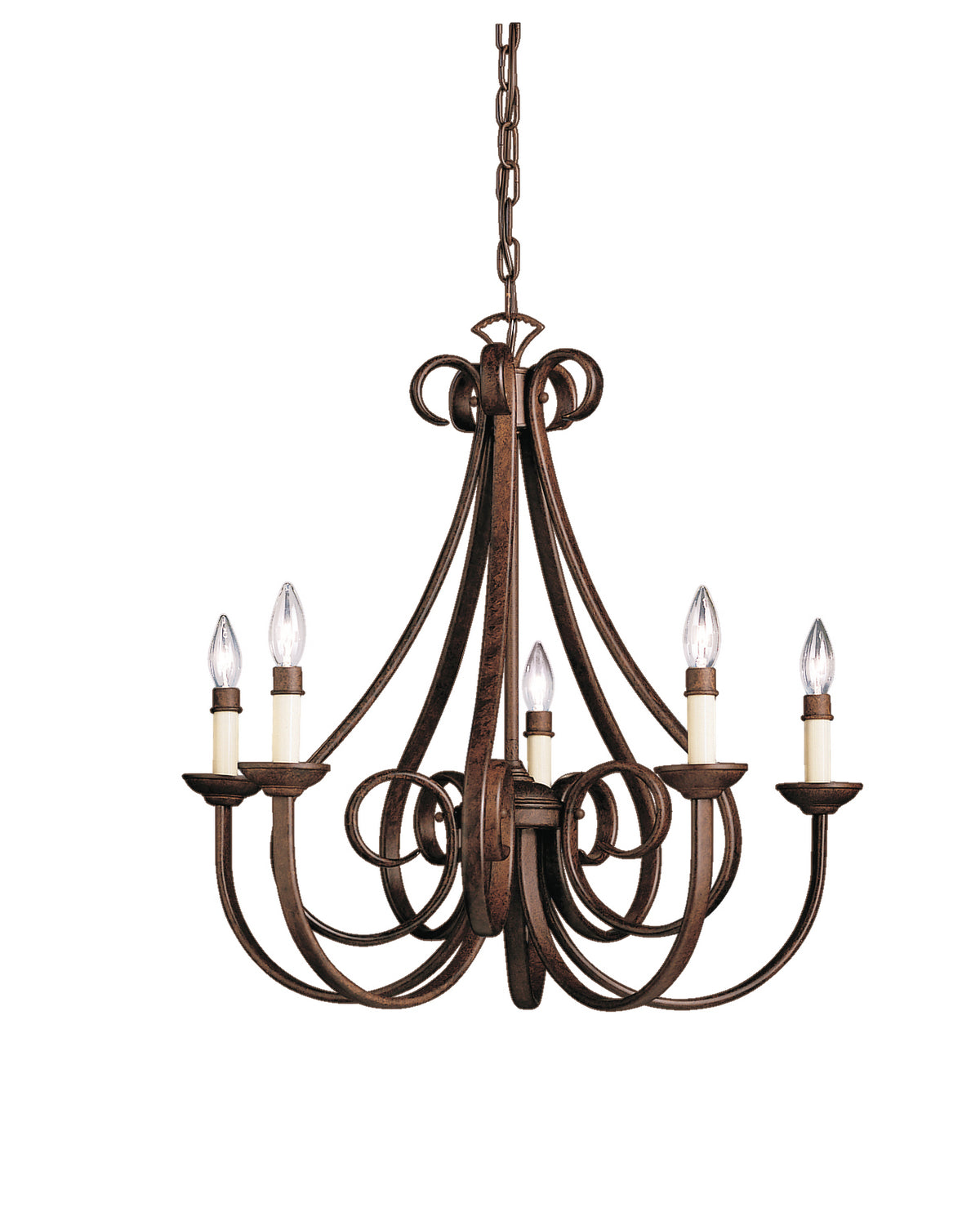 Kichler - 2021TZ - Five Light Chandelier - Dover - Tannery Bronze