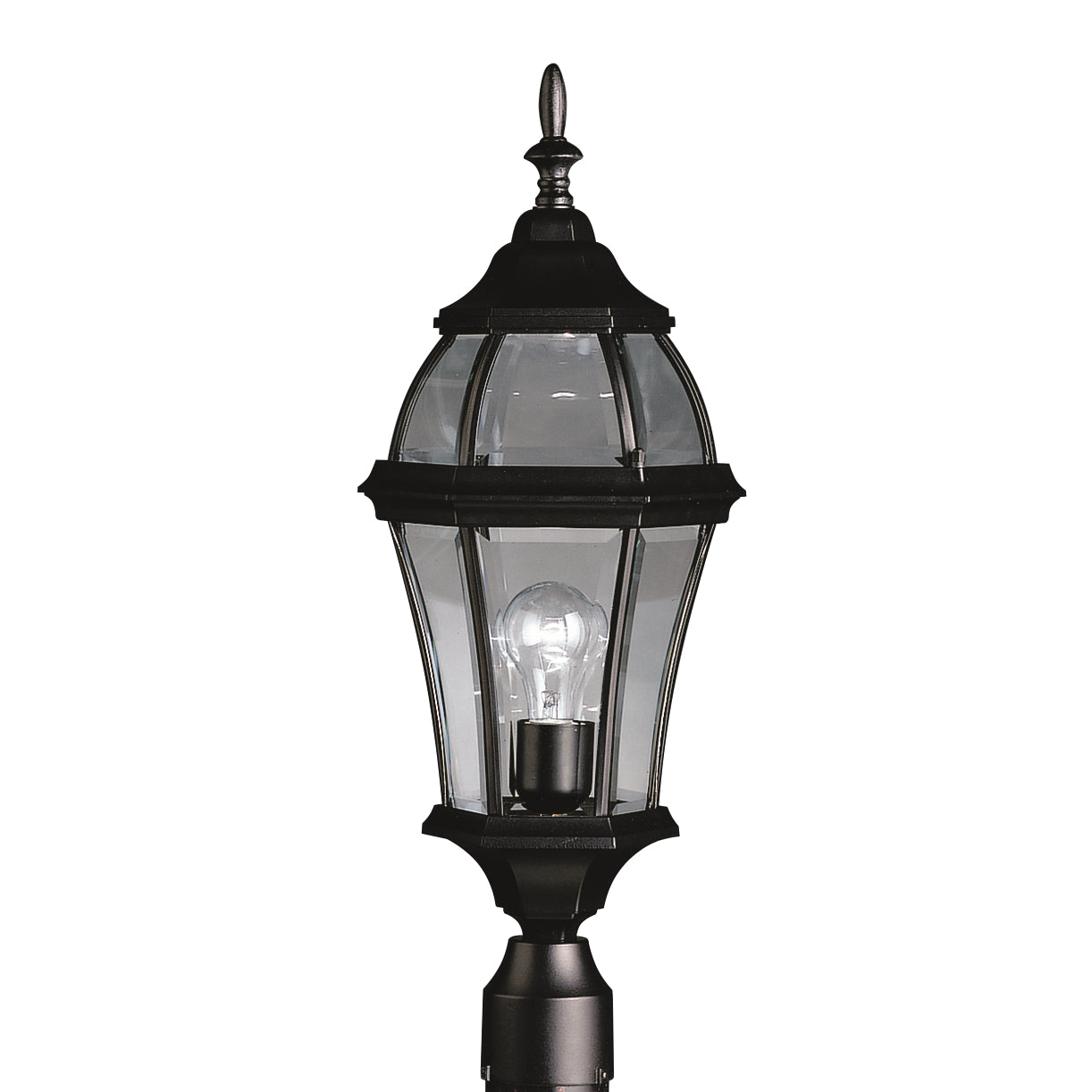 Kichler - 9992BK - One Light Outdoor Post Mount - Townhouse - Black