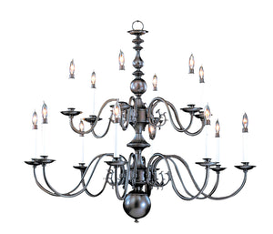 Framburg - 9135 MB - 14 Light Foyer Chandelier - Jamestown - Mahogany Bronze