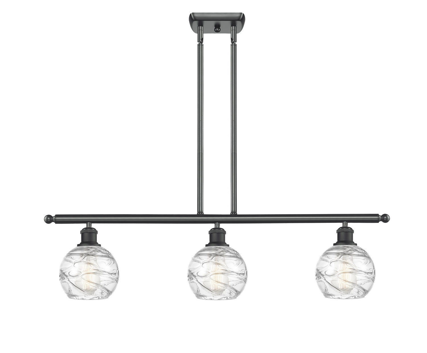 Innovations - 516-3I-BK-G1213-6 - Three Light Island Pendant - Ballston - Matte Black